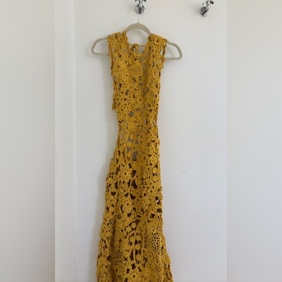 Ulla Johnson Yael Dress - small - hand crocheted retails $2250 - Picture 6 of 15